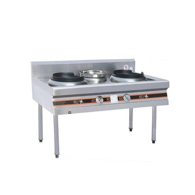 Stainless Steel Gas Stove for Chinese Kitchen Equipment